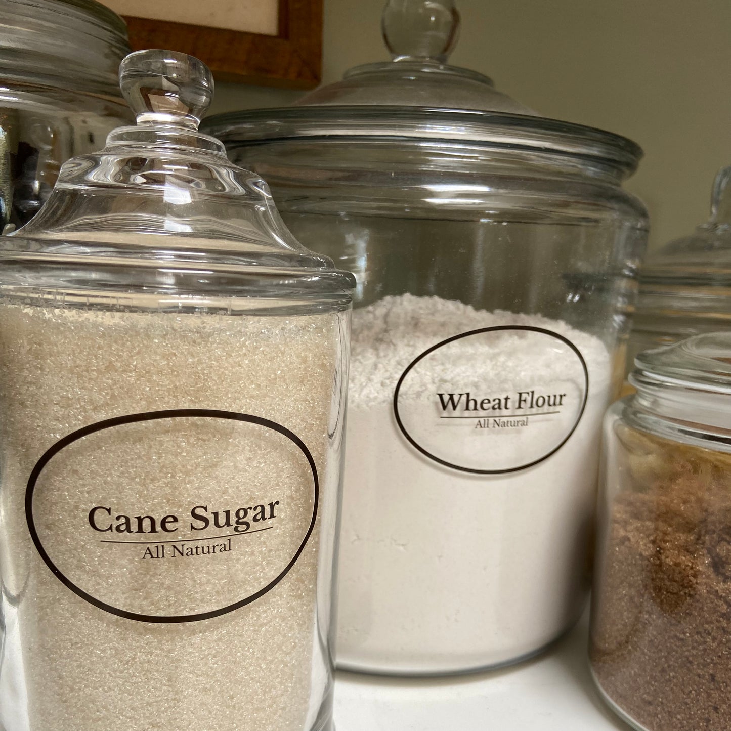 Clear Pantry Labels