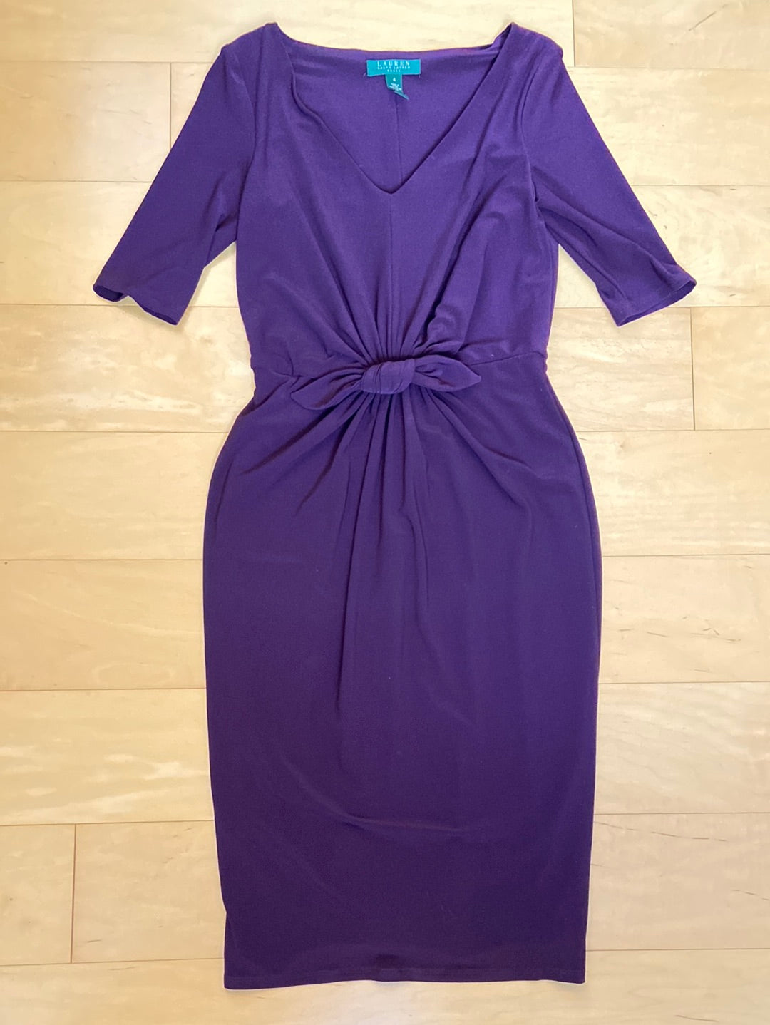 EGGPLANT PURPLE Ralph Lauren Dress Size 4