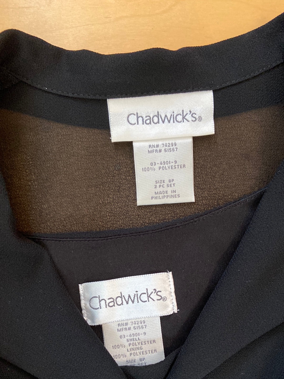 BLACK BEAUTY Chadwick’s Size 8P