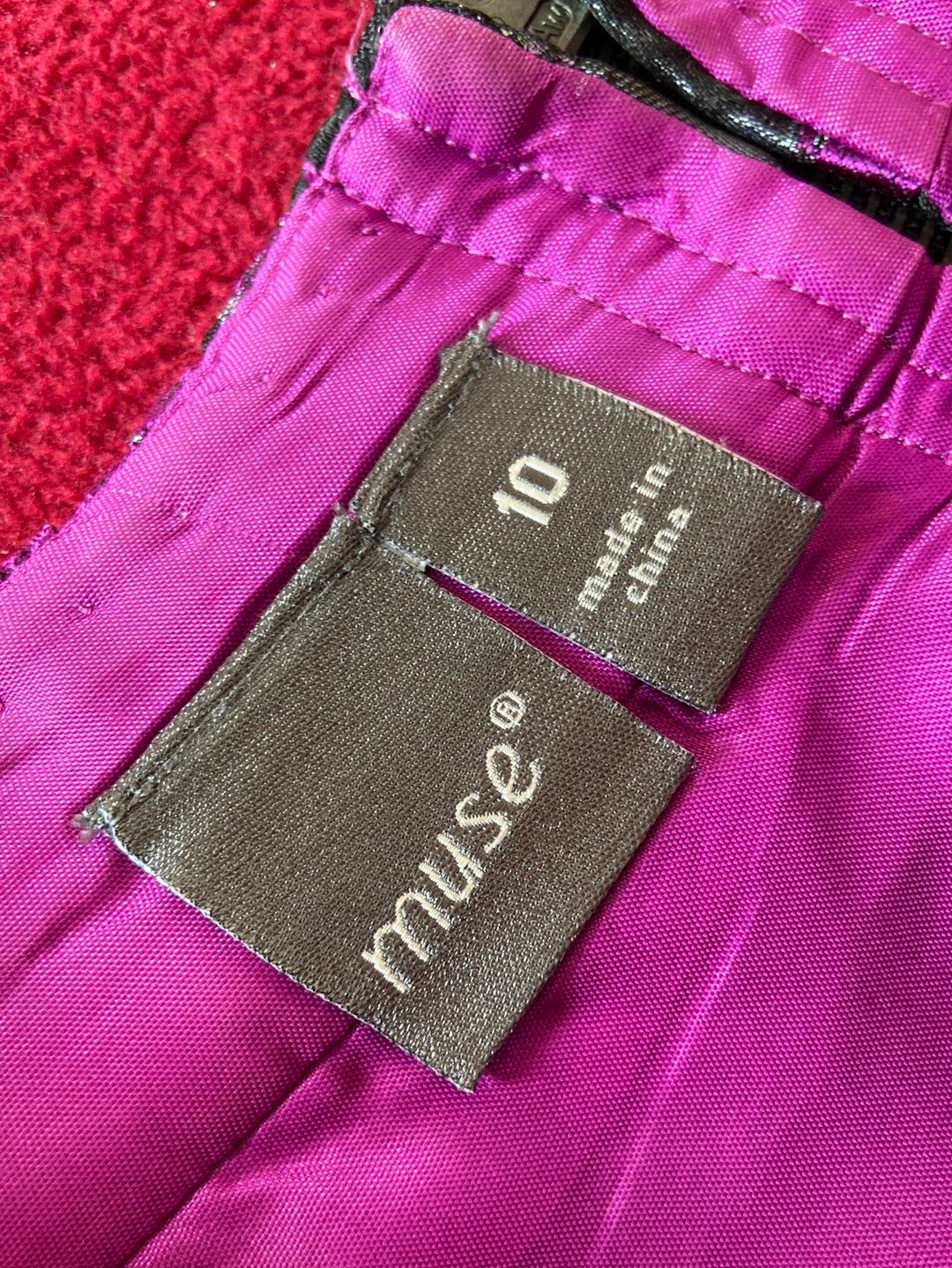 PURPLE WITH POCKETS Muse Size 10