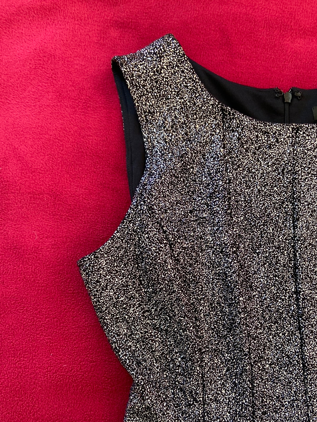 OMBRÉ SHIMMER MSK Silver Dress Size 12