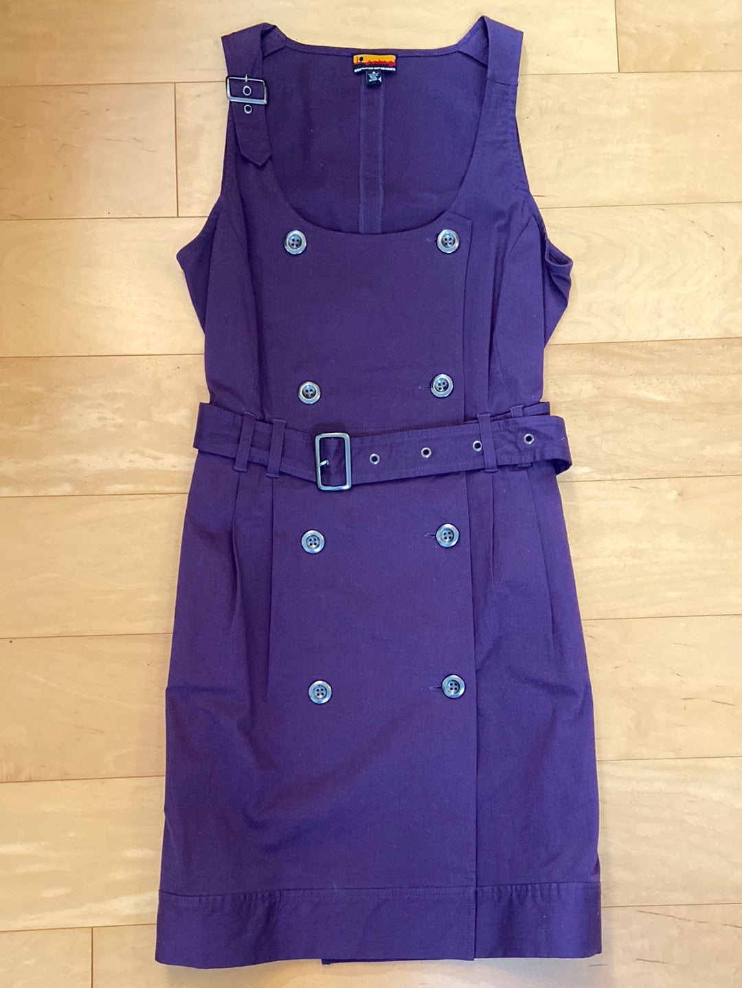 PURPLE PASSION Brooklyn Industries Overall Dress Size 8