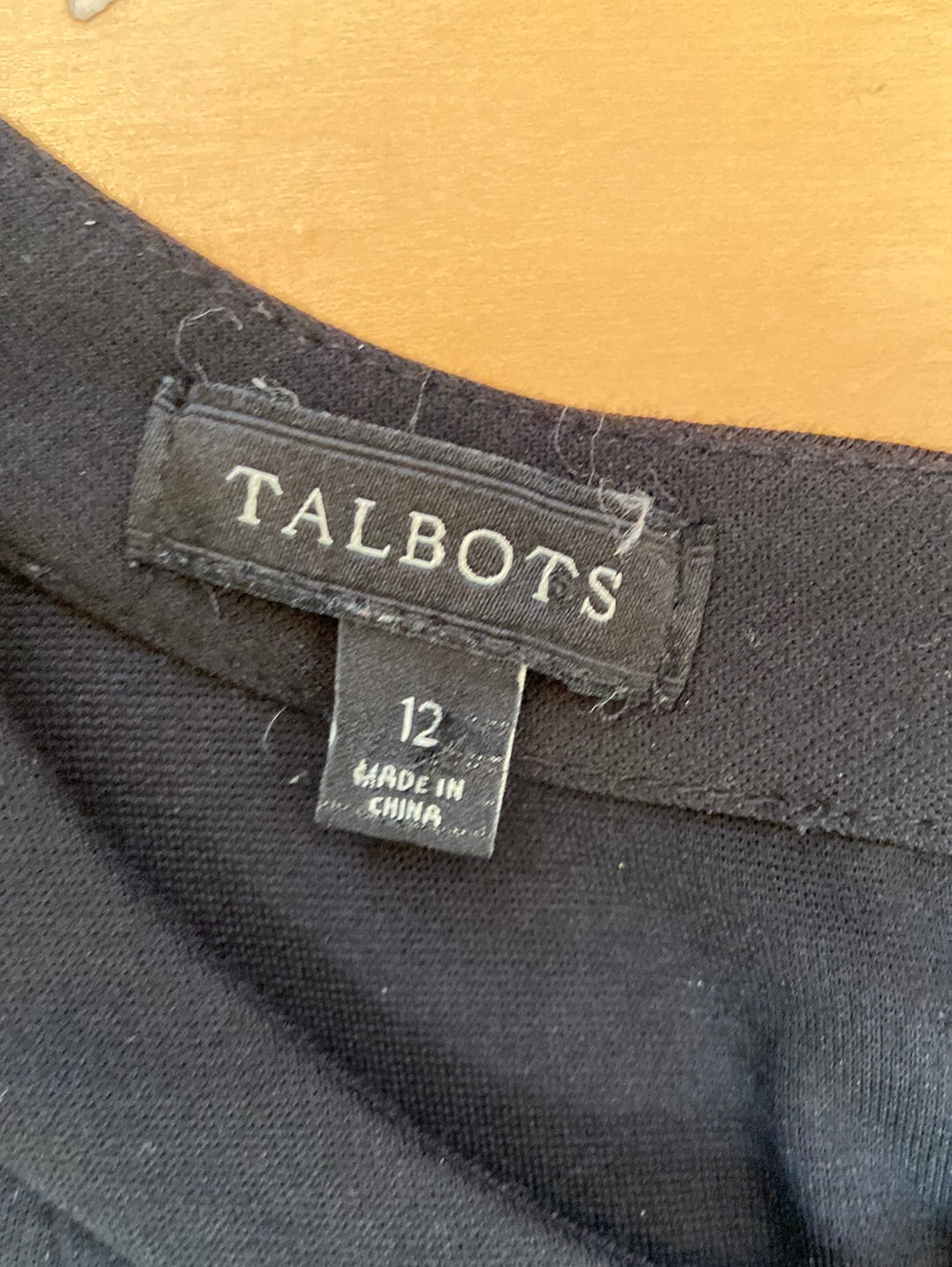 BLACK BASIC Talbots Size 12