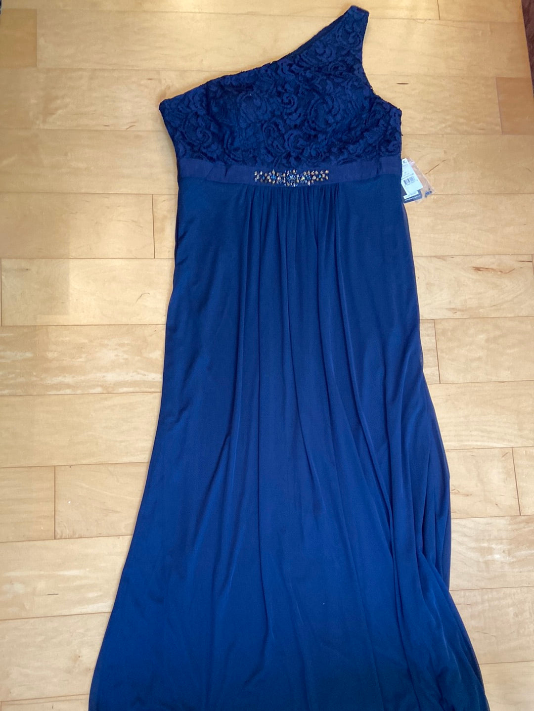NAVY GOWN Adriana Papell Size 20