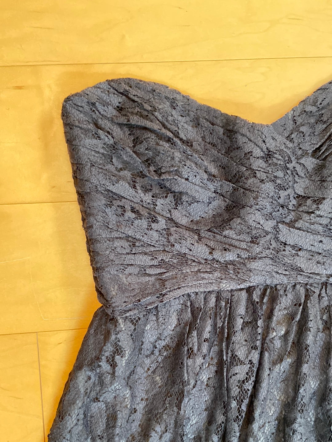 GRAY GOWN Amsale Size 12