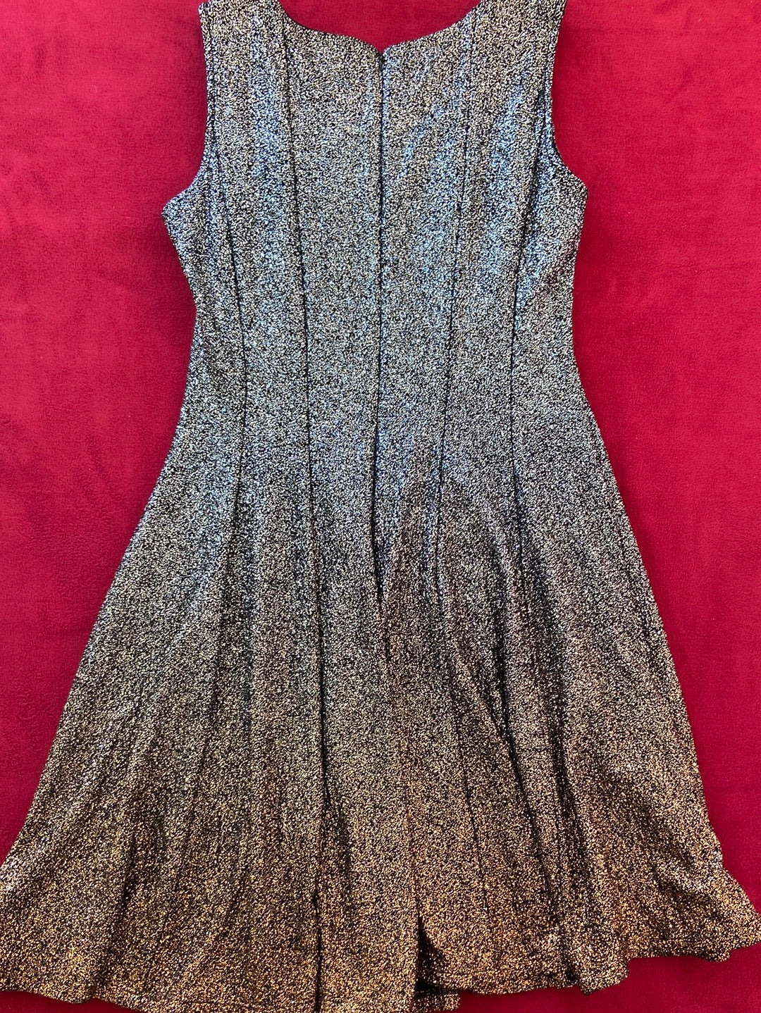 OMBRÉ SHIMMER MSK Silver Dress Size 12