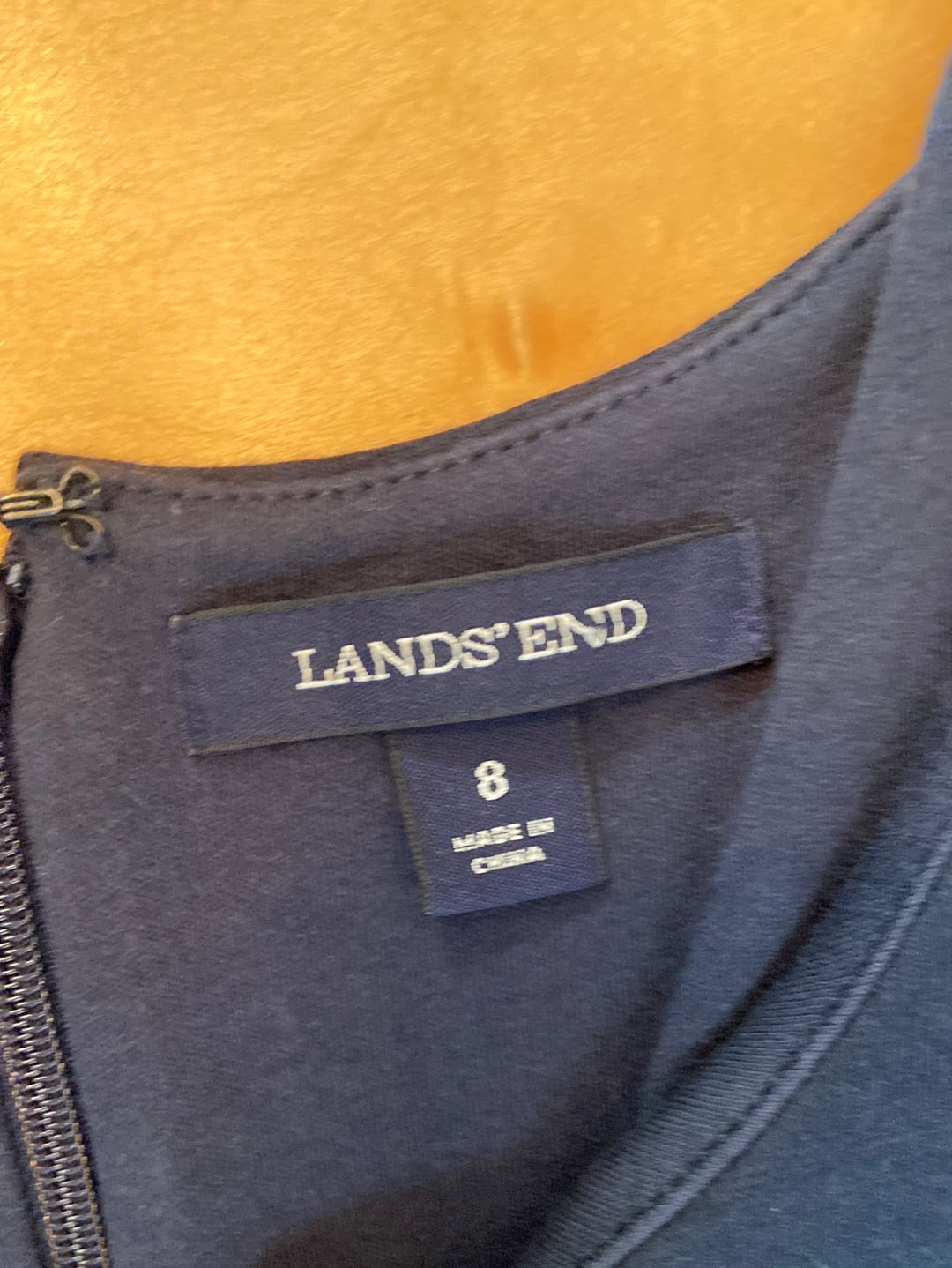BASIC BLUE Lands End Size 8