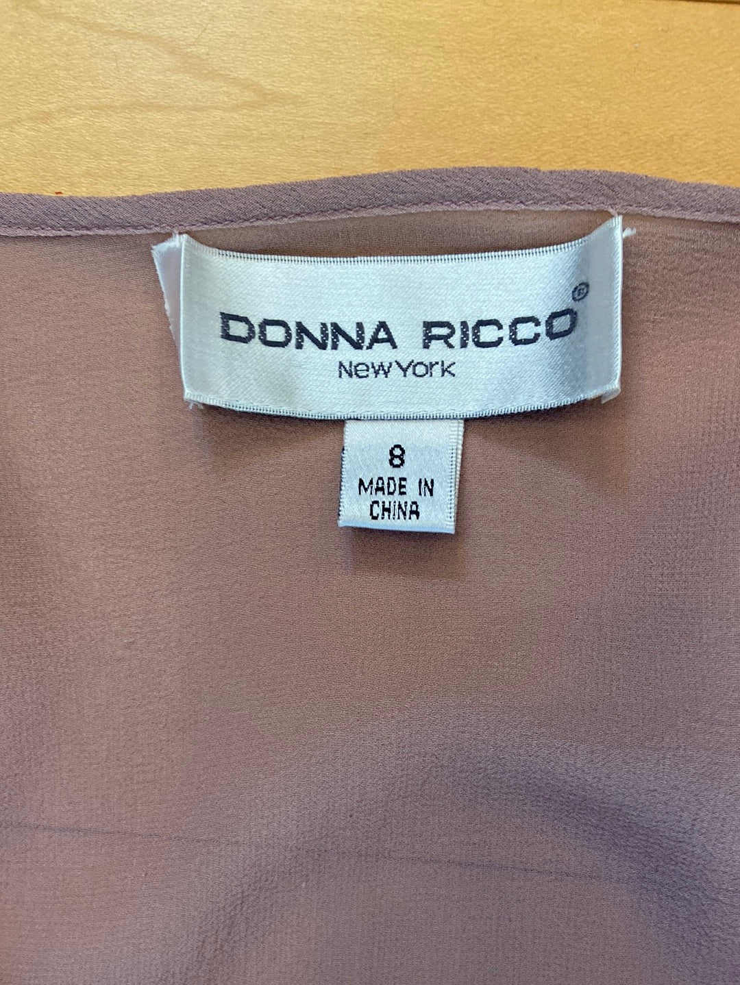 ROSE LACE Donna Ricco Size 8