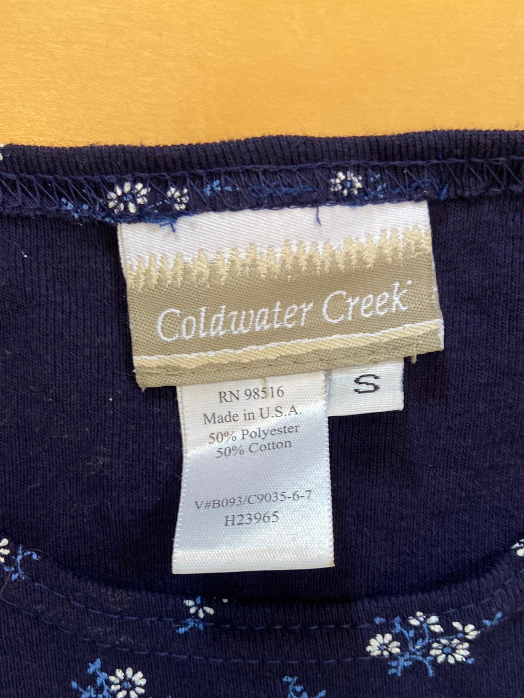 NAVY TWO PIECE Coldwater Creek Size S